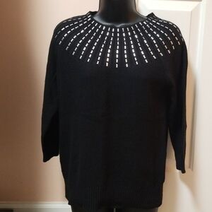 New York & Company Embellished Sweater  NWOT